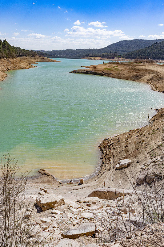 Sant Ponç Reservoir, Drought during 2023 Catalonia, Spain